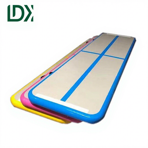 LDK Tapis de gymnastique gonflable Air Track de 12 cm, tapis de tumbling aérien, PVC de 15 cm d'épaisseur, logo personnalisé - Product Image 3