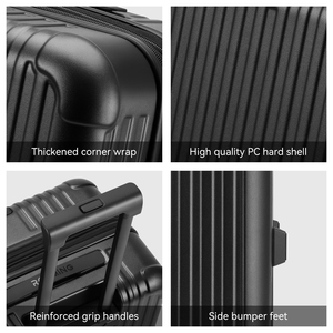 Equipaje enmarcado con cremallera antigrietas, carrito de PC extensible, equipaje de viaje, maletas, tamaño de <span class=keywords><strong>cabina</strong></span> con cerradura TSA y portavasos Flexible - Product Image 4