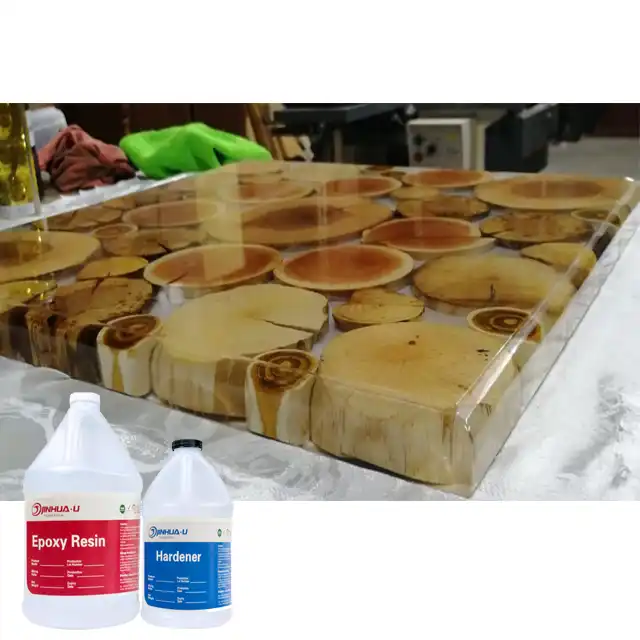 Super Clear Water Liquid Epoxy Resin 3: 1 Ab Glue for Wooden Table - China Epoxy  Resin Hardener, Hardness Epoxy Resin