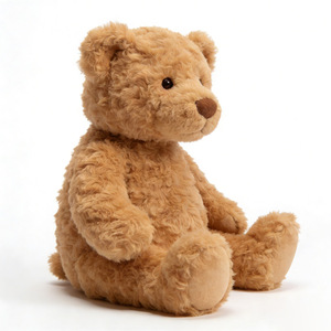 Orsacchiotti di Peluche Personalizzati, Giocattoli Imbottiti Marrone Scuro, <span class=keywords><strong>Orso</strong></span> di Peluche <span class=keywords><strong>Seduto</strong></span> Personalizzabile, Giocattoli Morbidi e Pelosi, Orsacchiotto - Product Image 4