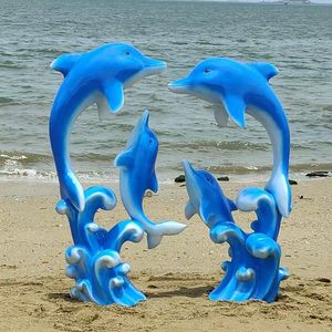 Décoration extérieure de la terre de l'océan statue de corail colorée grandeur nature figurine de la mer en résine pour le fournisseur d'événements maritimes - Product Image 6