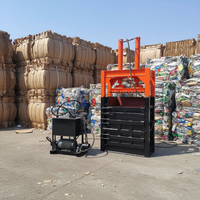 Compacteur horizontal automatique de plastique, presse à déchets plastiques de 50 tonnes pour usine de recyclage