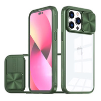 Coque de protection intégrale avec fenêtre coulissante pour iPhone 11 12 13 14 15 16 17 Pro Max – Accessoire mobile le plus vendu 2026