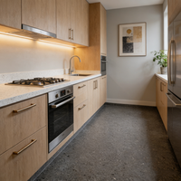 Dalle de terrazzo artificiel moderne, écologique, personnalisée, antidérapante et résistante à l'usure pour murs de villas et zones de repas, disponible en diverses variantes