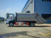 Camion à ordures électrique Dongfeng 4X2 12m³ à compression, nouvelle énergie, vente directe usine