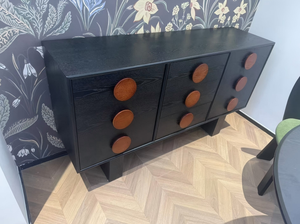 Mueble de Almacenamiento con Cajones de Madera Maciza Estilo Vintage para Comedores y Hogares - <span class=keywords><strong>Aparador</strong></span> Sunset - Product Image 6