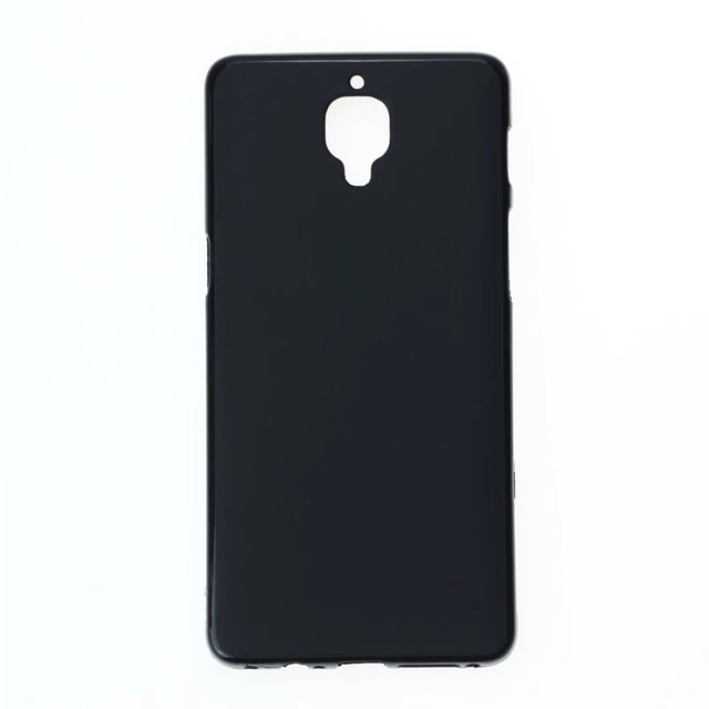 Manufacturer Wholesale Matte TPU Cases Soft Frosted Back Cover Silicone Mobile Phone Case for Oneplus 3T Black