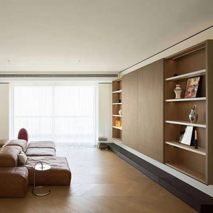 יוקרה מודרנית אישית ועמיד עיצוב רהיטי בית עץ פתוח מטבח קונספט סלון כולל חדר שינה - Product Image 6