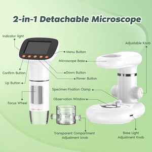 Microlong CM3 Pocket Stereo/Electron <b>Camera</b> 1000X 2-Inch LCD 1080P Digital Inspection <b>Camera</b> LED CM3 <b>Camera</b> - Product Image 2