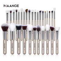 MAGEFY pinceaux de maquillage noir rose de haute qualité vente en gros professionnelle 30pcs ensembles de pinceaux cosmétiques de luxe