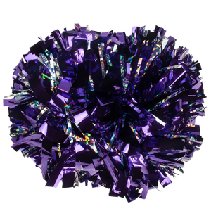 للبيع بالجملة خيوط مجسمة معدنية 3/4 بوصة فرق مسلية بوم بوم رقصة فرق عرض بوم ببريق مزدوج - Product Image 5