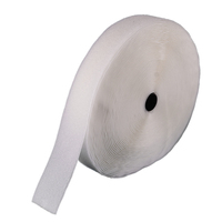 Vente en gros de bandes auto-adhésives tissées imperméables Namphuong pour machines à coudre, attaches auto-agrippantes, accessoires vestimentaires, blanc