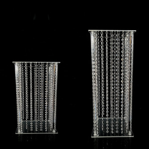 Hot Sale Elegant Crystal-Clear Acrylic <strong>Flower</strong> Stands As Wedding Centerpieces Decorative Wedding <strong>Light</strong> - Product Image 4
