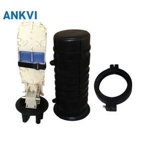 กล่องต่อสายแบบหดความร้อน XRT-009 1 ช่องเข้า 4 ช่องออก รองรับ 12-96 คอร์ ถาดต่อสาย 24 คอร์ วัสดุ PP ใช้ซ้ำได้ มาตรฐาน IP68 สำหรับ FTTx CATV - Product Image 2