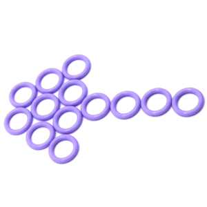 ختم حلقة من الدرجة الغذائية NBR EPDM سيليكون FSIL PA PU <span class=keywords><strong>FKM</strong></span> FFKM CR HNBR AFLAS HYPALON XNBR IIR ECO IR SBR منتجات مطاطية - Product Image 5