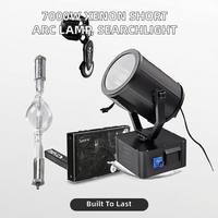 Lampe à arc halogène 110V-240V DMX512, projecteur de faisceau IP33 Ra95 8000K 230000 Lumens pour projecteur de recherche