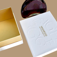 Kotak Hadiah Kaku dengan Logo Kustom, Penutup Magnetik Mewah, Kemasan Kertas Kardus untuk Perhiasan, Parfum, dan Kosmetik Kelas Atas