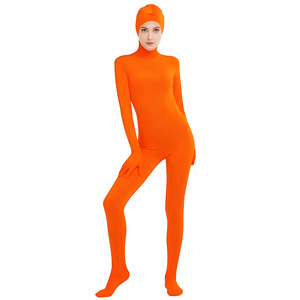 Combinaison intégrale en spandex pour filles, style ouvert, avec masque, vêtements Zentai pour la performance et le cosplay - Product Image 4
