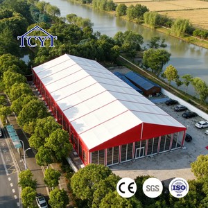 Tente certifiée CE, résistante au vent et à l'humidité, spacieuse, grande envergure, avec impression personnalisée, pour exposition en extérieur - Product Image 2