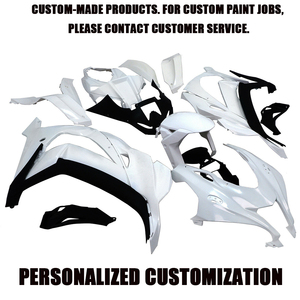 Servicios Personalizados - Kit de Carenado de Inyección Blanco sin Pintar para Motocicleta <span class=keywords><strong>Kawasaki</strong></span> <span class=keywords><strong>ZX</strong></span>-<span class=keywords><strong>10R</strong></span> ZX10R 2016 2017 2018 <span class=keywords><strong>2019</strong></span> - Product Image 4