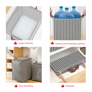 Kleideraufbewahrung Faltbare Deckenaufbewahrungstaschen Aufbewahrungsbehälter zur Organisation von Schlafzimmer-Kleiderschrank Kleidung Bettdecken - Product Image 3