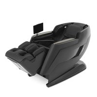 Sillón de Masaje de Lujo 4D de Gravedad Cero para Todo el Cuerpo, con Calor, Reposacabezas Ajustable y Extraíble para EE. UU.