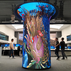 Công nghệ cao ánh sáng trong nhà phim cong p1.8 P2 p2.5 P3 P4 pixel tấm quảng cáo lập trình linh hoạt Màn hình <span class=keywords><strong>LED</strong></span> hiển thị - Product Image 5