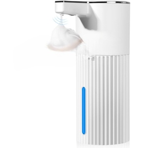Distributeur automatique de savon liquide de luxe en acier inoxydable 304, mural, sans contact, rechargeable, pour les mains et la vaisselle - Product Image 1