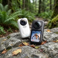 Nouveauté : Insta360 X6 360 °   Caméra d'action 8K Ultra HD avec stabilisation, étanche, idéale pour le cyclisme
