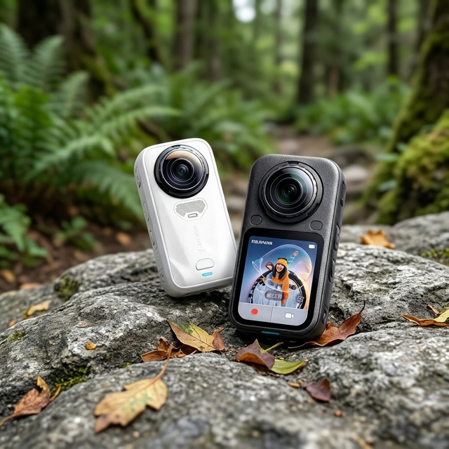 Newly Released: Insta360 X6 360° Action Camera 8K Ultra HDStabilization Waterproof, Ideal for Cycling