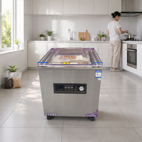 Machine de mise sous vide électrique 540TD haute puissance, durable, à chambre unique, pour la conservation des aliments (viande, produits chimiques), usage commercial et domestique