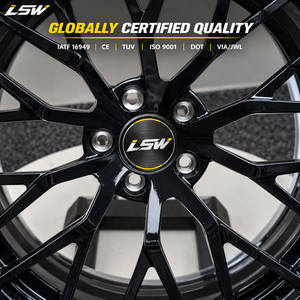 ล้อแม็กซ์ LSW Monoblock ฟอร์จ ขอบ 22 นิ้ว ลายตาข่ายแบบ Y-Spoke หน้าเจียรเงา ผลิตจากอะลูมิเนียม 6061-T6 สำหรับรถยนต์ - Product Image 5