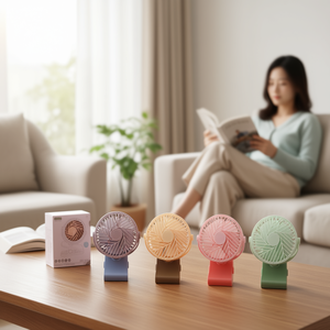 Mini ventilatore a clip Eb da 6,2 pollici, portatile, alimentato a batteria, ricaricabile, a tre velocità, per uso domestico - Product Image 2