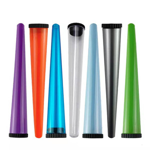112mm plastic conical sealed horn tube hand cigarette storage plastic box tobacco box