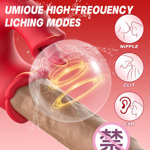 Cross-Border Adult Bed Sexspielzeug für Paare Weibliche einziehbare Zunge lecken <span class=keywords><strong>Vibrator</strong></span> Orgasmic Masturbation Device Direct - Product Image 3