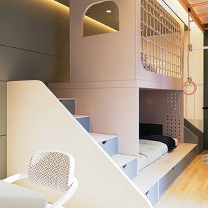 Arredamento <span class=keywords><strong>per</strong></span> Camerette a Tema <span class=keywords><strong>per</strong></span> Ragazzi, Casette Giocattolo, Design Personalizzato di Letti a Castello Creativi <span class=keywords><strong>per</strong></span> Ragazzi - Product Image 2