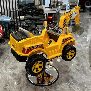 Silla de Barbero para Niños en Oferta, Muebles Metálicos Resistentes, Silla de Barbero con Diseño de Auto y Avión para Salones de Belleza y Peluquerías - Product Image 5