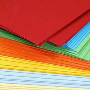 High Quality 120gsm 160gsm 180gsm 230gsm 300gsm A4 Construction Paper Cardstock Colored Board Paper