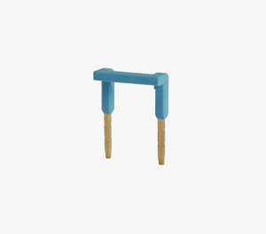 Puente de conexión para CS/CP (azul), 2 posiciones, paso de 5,2 mm, azul, puente de conexión fiable - Product Image 1
