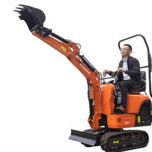 รถขุดขนาดเล็ก Sinomach รับประกันนาน รถขุดไฮดรอลิกแบบตีนตะขาบ ขนาด 0.8 ตัน 1 ตัน สำหรับงานก่อสร้าง - Product Image 1