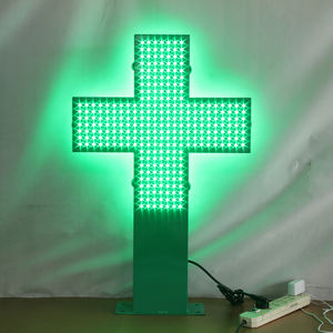 Le double IP65 imperméable latéral a mené l'affichage, signes verts de <span class=keywords><strong>pharmacie</strong></span> de <span class=keywords><strong>croix</strong></span> de 50CM LED - Product Image 5