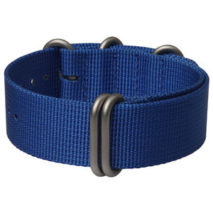 สายนาฬิกาไนลอนแบบสปอร์ต 5 ห่วง ขนาด 18 มม. 20 มม. 22 มม. พร้อมหัวเข็มขัดสีดำ - Product Image 3