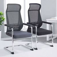 Chaise de Visiteur de Direction en Gros, Chaise de Conférence OEM avec Support Lombaire, Chaises de Réception pour Salles de Réunion