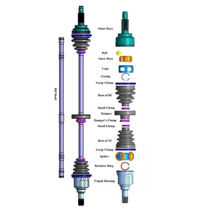 Para el conjunto <span class=keywords><strong>de</strong></span> medio eje izquierdo y derecho del eje <span class=keywords><strong>de</strong></span> transmisión <span class=keywords><strong>de</strong></span> Mercedes-Benz, Junta CV <span class=keywords><strong>de</strong></span> rueda delantera y trasera, transmisión <span class=keywords><strong>de</strong></span> chasis <span class=keywords><strong>de</strong></span> alta calidad - Product Image 2