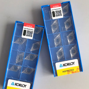 Insertos de Carburo de Tungsteno Originales DCGT11T304-AK H01 KORLOYS, Herramienta de Torneado Externo con Recubrimiento PVD, Personalizable OEM, Forma de Rombo - Product Image 5