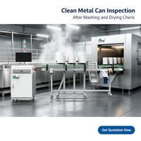 Système tout-en-un de détection visuelle des défauts et d'inspection des bouteilles vides pour la gestion de la qualité industrielle