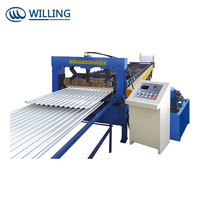 Máquina Formadora de Rollos de Paneles Acústicos, Maquinaria para Corrugado de Láminas Metálicas para Uso en Techos, Maquinaria para Fabricación de Tejas