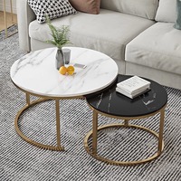 Table basse de salon moderne et légère et luxueuse Petite table d'appoint simple pour canapé Table d'angle pour balcon