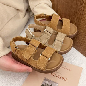 Nuovi <span class=keywords><strong>Sandali</strong></span> <span class=keywords><strong>Estivi</strong></span> Coreani 2025 per Bambini <span class=keywords><strong>e</strong></span> Bambine, <span class=keywords><strong>Scarpe</strong></span> Casual con Suola Morbida <span class=keywords><strong>e</strong></span> Punta Aperta, Chiusura Slip-On per Uso in Spiaggia - Product Image 1