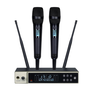 Micrófono de Mano Inalámbrico SKM9000 UHF Metálico de <span class=keywords><strong>Doble</strong></span> Canal con Conversión de 200 Frecuencias Adecuado para Actuaciones en Escenarios e Iglesias - Product Image 3
